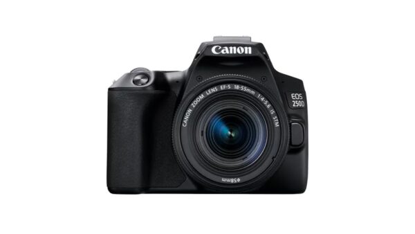 Canon EOS 250D avec objectif EF-S 18-55 mm F4-5,6 IS STGM – boîtier noir – Image 2