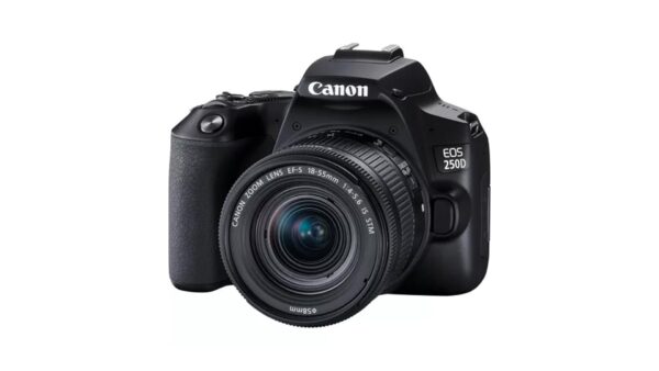 Canon EOS 250D avec objectif EF-S 18-55 mm F4-5,6 IS STGM – boîtier noir – Image 3